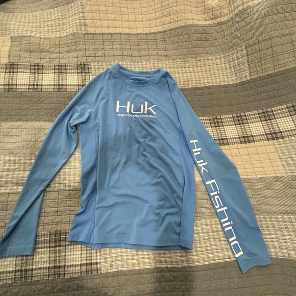 Huk Light Blue Performance Shirt - Picture 1 of 6